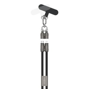 Ansmann 1700-0192 Lightning-kabel 1,2 m Svart
