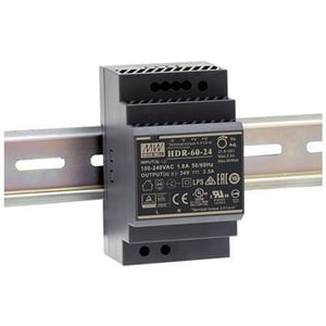 MEAN WELL HDR-60-15 power adapter/inverter, 60 W