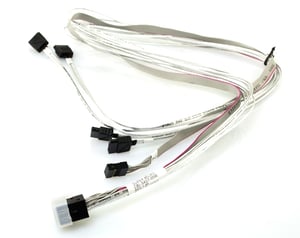 Supermicro CBL-SAST-0556 SAS-Kabel, schwarz, weiß