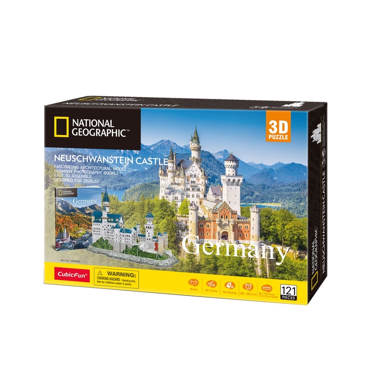 CubicFun Neuschwanstein Castle Puzzle 3D 121 szt. Budynki