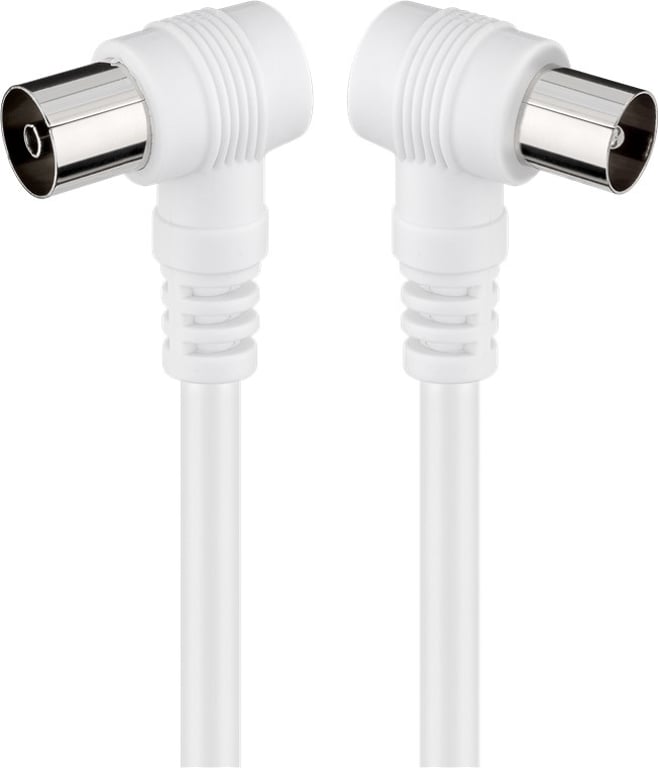 Goobay 11521 kabel koncentryczny 2,5 m Biały