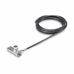 StarTech DUALKA10-LAPTOP-LOCK Cable Lock, Black, Steel, 2 m