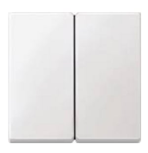 Merten 433519 Light Switch, Thermoplastic, White