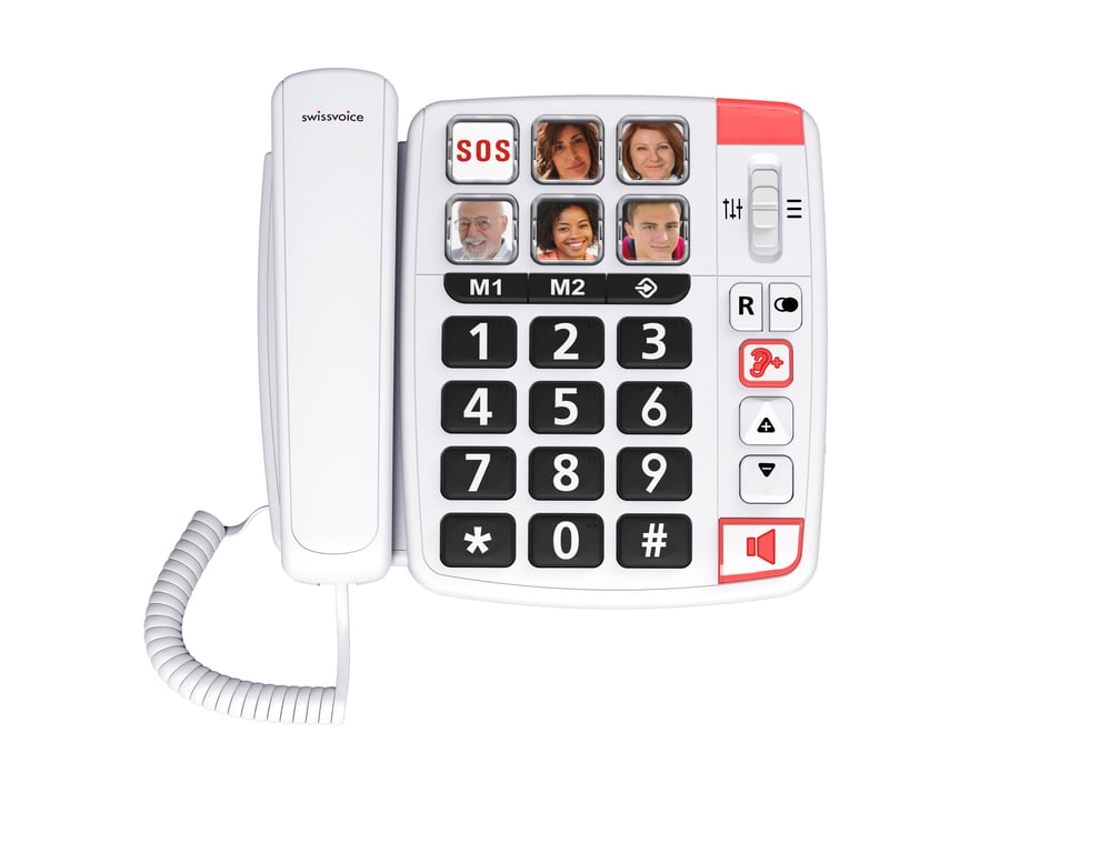 SwissVoice Xtra 1110 Telefon analogowy Biały