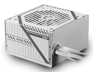 MSI MAG A650BNL 650 W 24-pin ATX Power Supply Module, White