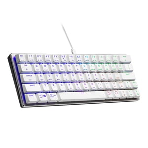 Cooler Master Peripherals SK620 Gaming-tangentbord USB QWERTY US English Silver, Vit