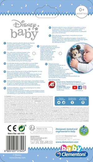 Clementoni Soft Baby Mickey kocyk dla niemowląt Wielobarwny Chłopak, dziewczyna