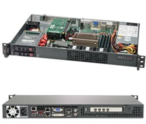 Supermicro SuperServer 1019C-HTN2 LGA 1151 (Socket H4) Rack (1U) Czarny
