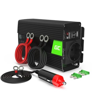 Green Cell INV03DE adapter zasilający/ inwentor Auto/Wewnętrzny 500 W Czarny