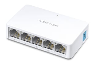 Mercusys MS105(EU) Unmanaged Fast-Ethernet-Netzwerk-Switch (10/100) Tisch-/Wandmontage Weiß