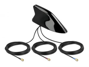 DeLOCK Shark-Fin-Antenne für LTE + WLAN + GNSS, Multiband