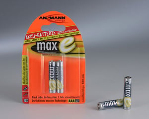 Ansmann 800 mAh – Micro / AAA / HR03 Nickel-Metallhydrid (NiMH)