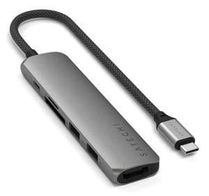 Satechi ST-P6SM huby i koncentratory USB Type-C 10000 Mbit/s Szary