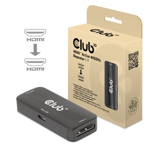 CLUB3D CAC-1307 AV-Verlängerungskabel AV-Verstärker Schwarz