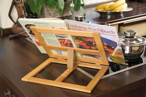 Wedo 211 3107 Book Stand, Wood and Bamboo