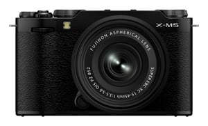 Fujifilm X-M5 Gehäuse der spiegellosen Kamera mit 26,1 MP, X-Trans CMOS 4, 6240 x 4160 px, schwarz