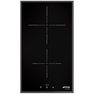 Smeg Universal SI5322B Cooktop, Black, Built-in, 30 cm, Induction Cooktop with 2 cooking zones