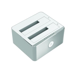 UNITEK Y-3027 stacja dokująca do dysków twardych USB 3.2 Gen 1 (3.1 Gen 1) Type-C Srebrny