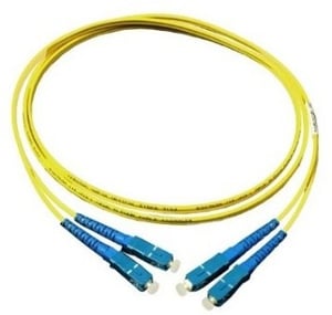 Alcasa LW-903SC InfiniBand/Fiber Optic Cable, 3 m, 2x SC, Yellow