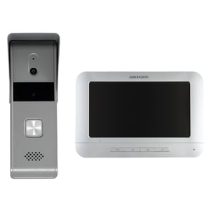 Hikvision DS-KIS203T wideodomofon 17,8 cm (7") Szary, Biały
