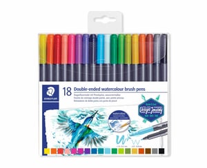 Staedtler 3001 mazak Cienki/ Extra Pogrubiony Wielobarwny 18 szt.