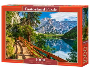 Castorland Braies Lake, Italien 1000-bitars pussel Landskap