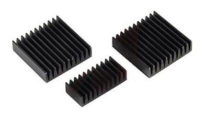 Raspberry Pi 8679039 Płyta główna Radiator Czarny