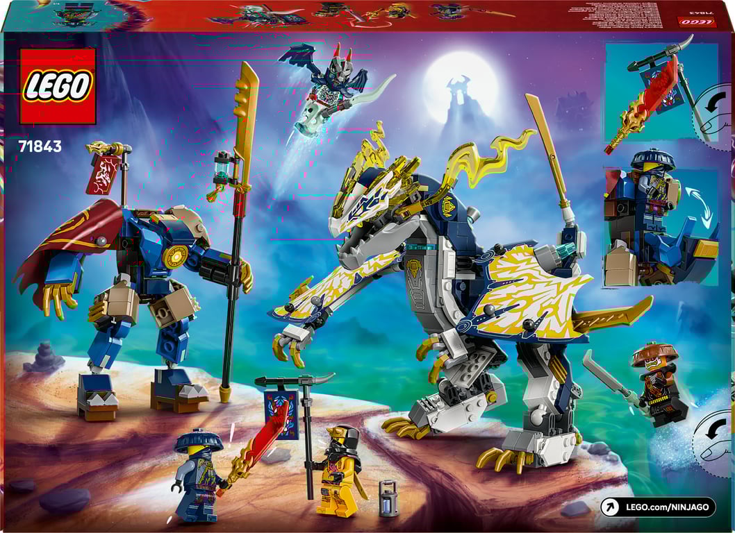 фото Блоковий конструктор LEGO Ninjago Розбійник: Робот-вершник на драконі (718430)