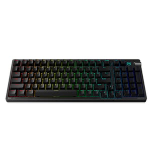 Edifier G4K Gaming Keyboard: USB + RF Wireless + Bluetooth, Black