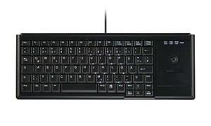 Contour Design Active Key AK-4400-TU klawiatura Przemysłowy USB QWERTZ Niemiecki Czarny