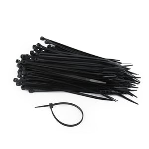 Gembird NYTFR-150X3.6 Nylon Cable Tie, Black, 100 pcs.