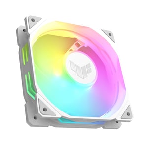 ASUS TUF GAMING TR120 ARGB 1-pack White Computer Case 12 cm Air Cooler White