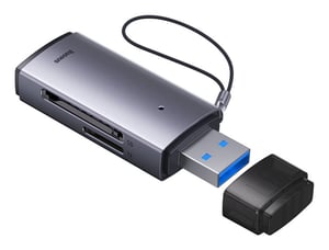 Baseus BS-OH069 USB 3.0-Kartenlesegerät Typ A/Typ C, grau
