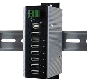 EXSYS EX-1177HMVS-WT huby i koncentratory USB 2.0 Type-B 480 Mbit/s Czarny, Biały