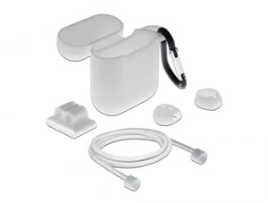 DeLOCK Zubehörset für Apple AirPods, weiß