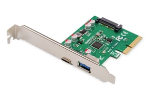 Digitus PCIe-Karte, USB Typ C™ + USB-A