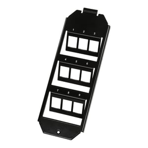 LogiLink NK4061 Outlet and Switch Frame, Black