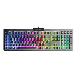 EVGA Z12 Gaming USB Keyboard, QWERTZ German Layout, Black