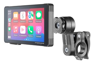 Interphone INTERPHORIDESYNC navigation system Fixed 14 cm (5.5") Touchscreen 182 g Black