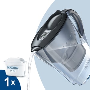 Brita Marella 2.4 L Water Filter Jug, Clear, Gray
