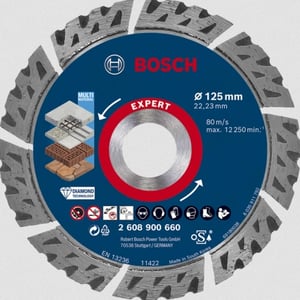 Bosch 2 608 900 660 Sägeblatt für Kreissäge, 12,5 cm, 1 Stück