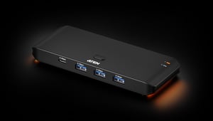 ATEN US4324-AT USB 3.2 Gen 1 (3.1 Gen 1) Type-A + Type-C Hubs and Concentrators, 5000 Mbit/s, Black