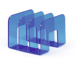 Durable 1701395540 Document Shelf, Blue, Transparent