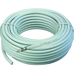 Schwaiger KOX13525 052 kabel koncentryczny 25 m Biały