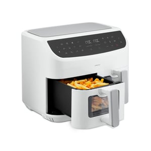 MEDION LIFE P20 Dual 8.7 L 2600 W Hot Air Fryer, White