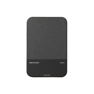 Native Union PB-5KMS-BLK 5000 mAh Power Bank, Wireless Charging, Black