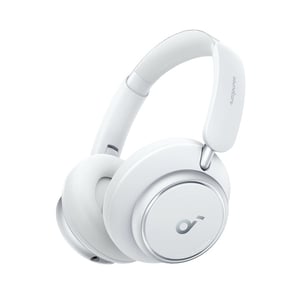 Anker Space Q45 Hörlurar, trådbundna och trådlösa, huvudband, samtal/musik, USB Type-C, Bluetooth, vit