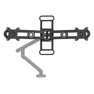 BakkerElkhuizen BE Universal Crossbar 88,9 cm (35") Skrivbord Svart