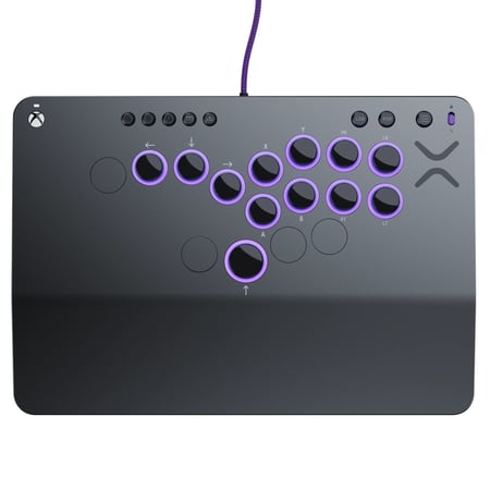 Turtle Beach Victrix Pro KO Leverless Fight Stick Szary USB Fightstick Cyfrowy PC, Xbox Series S, Xbox Series X, Xbox One, Xbox One S, Xbox One X