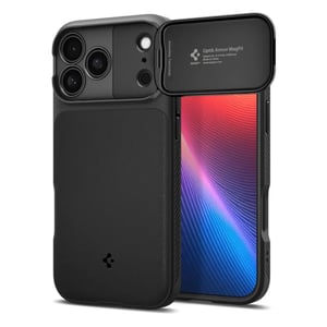 Spigen Optik Armor (MagFit) pokrowiec na telefon komórkowy 16 cm (6.3") Czarny